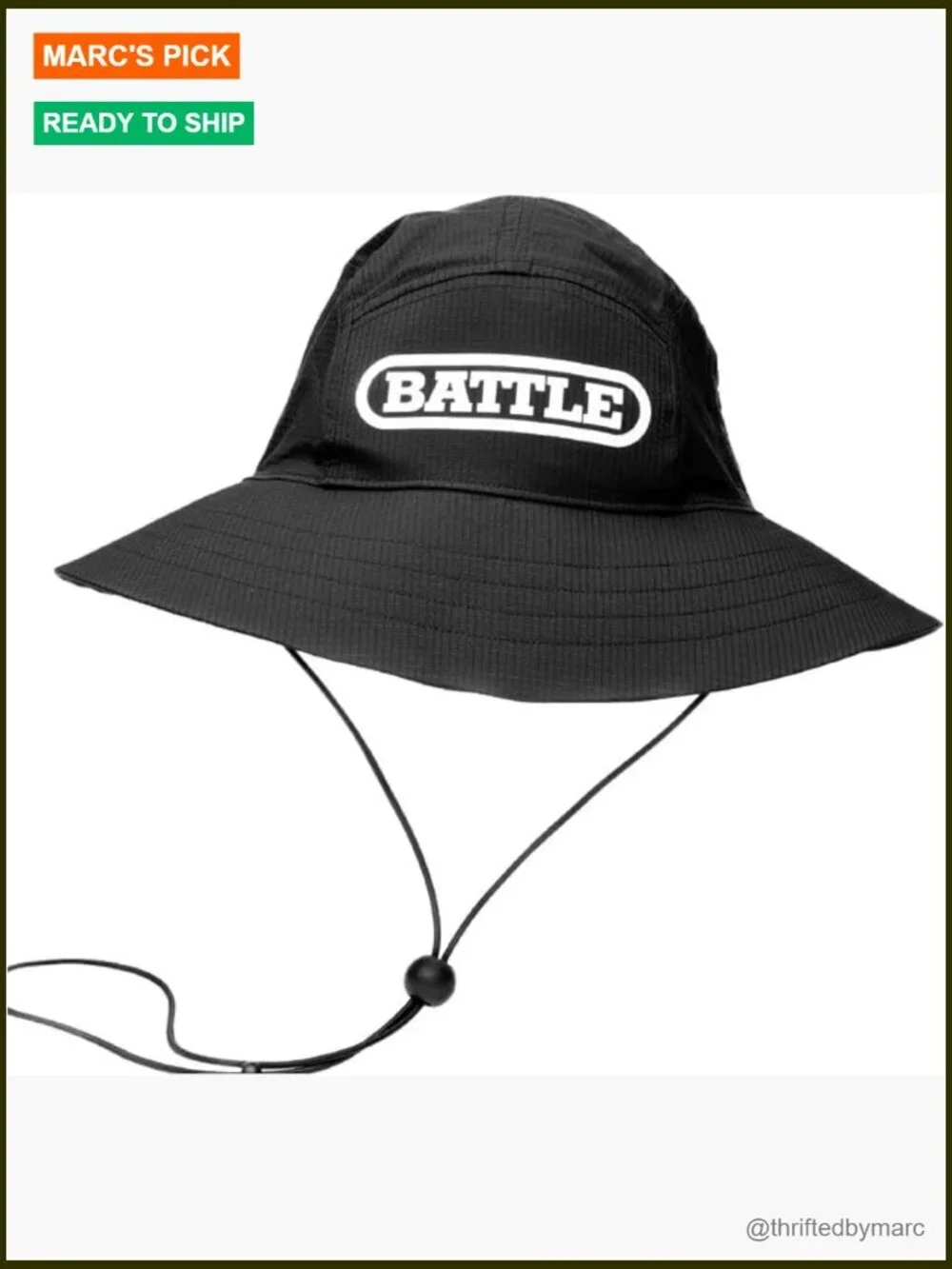 Lightweight UV Protection Bucket Hat with Adjustable Drawstring